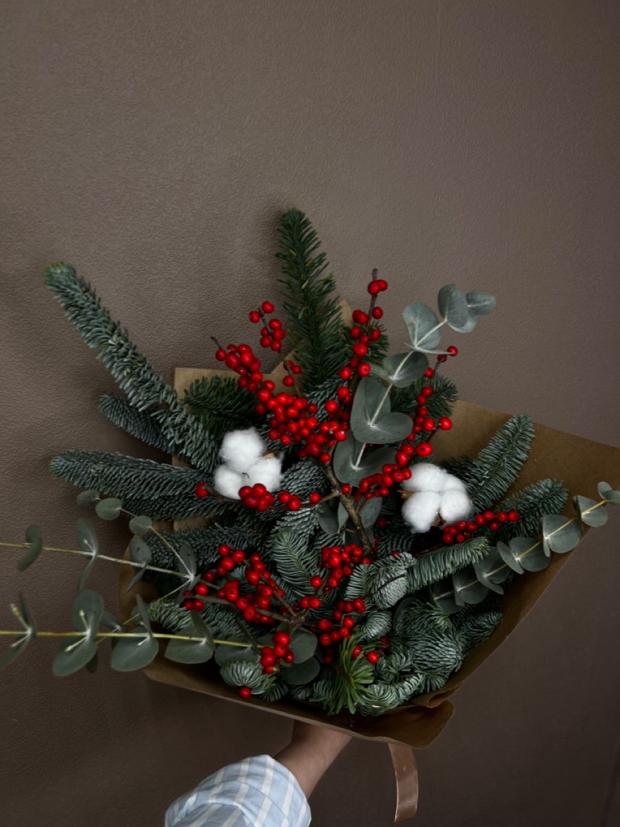 Atelier créatif à Besançon : bouquet de Noël